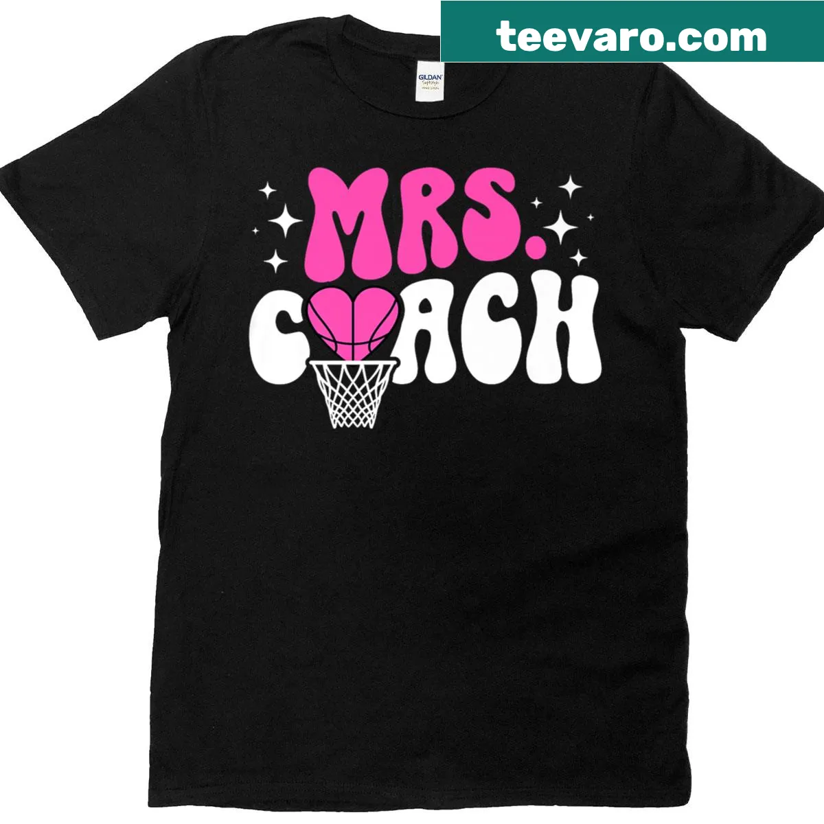 Retro design for basketball coach's wife T-shirt — on a men's t-shirt