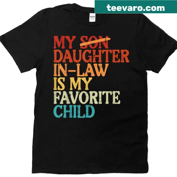 Funny Dad T-shirt declaring favorite child status