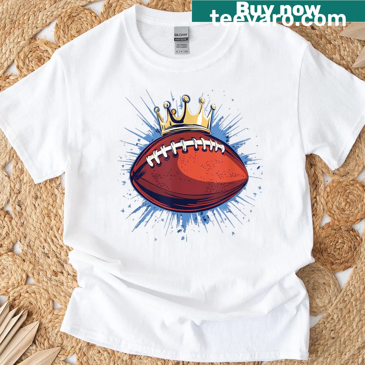 Illustration celebrating American football on a t-shirt — on a men's t-shirt