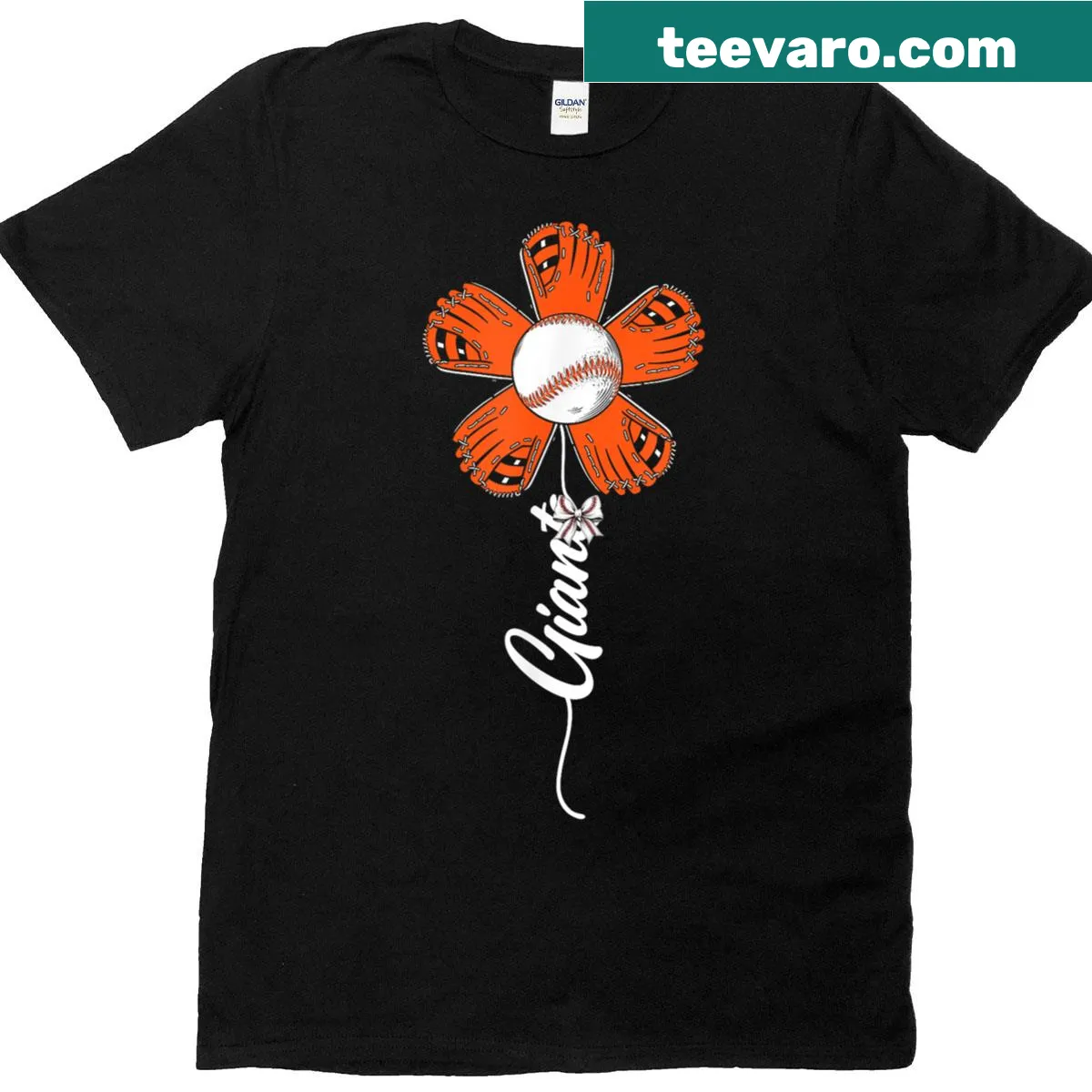 Vintage flower-themed t-shirt inspired by San Francisco — on a men's t-shirt