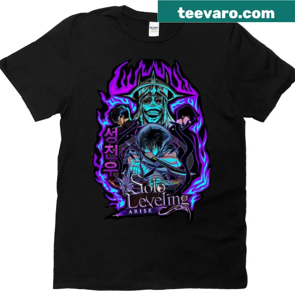 Fantasy-themed t-shirt featuring a bold warrior illustration