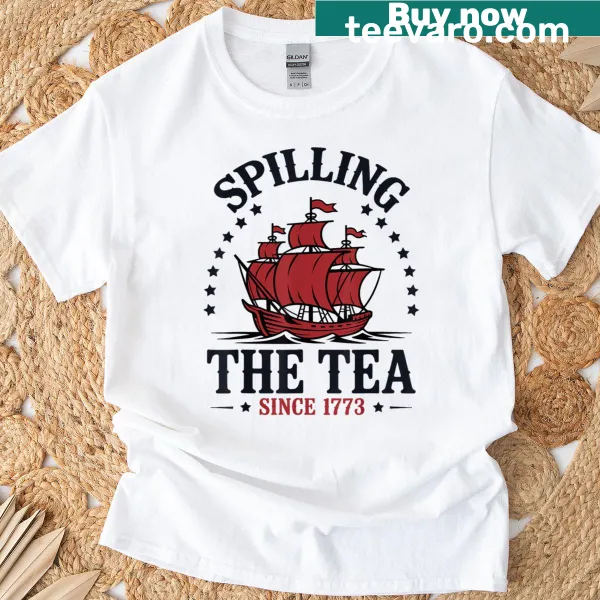 Funny T-shirt with a historical twist for Fourth of July
