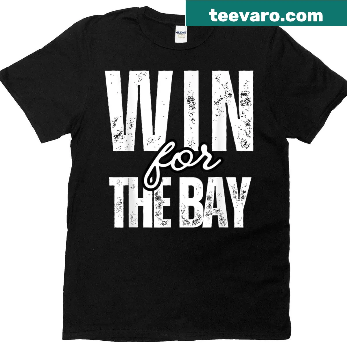 Motivational coastal spirit t-shirt with inspiring text — on a men's t-shirt