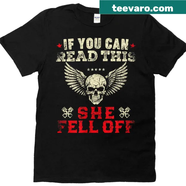 Humorous biker t-shirt for women with a playful message