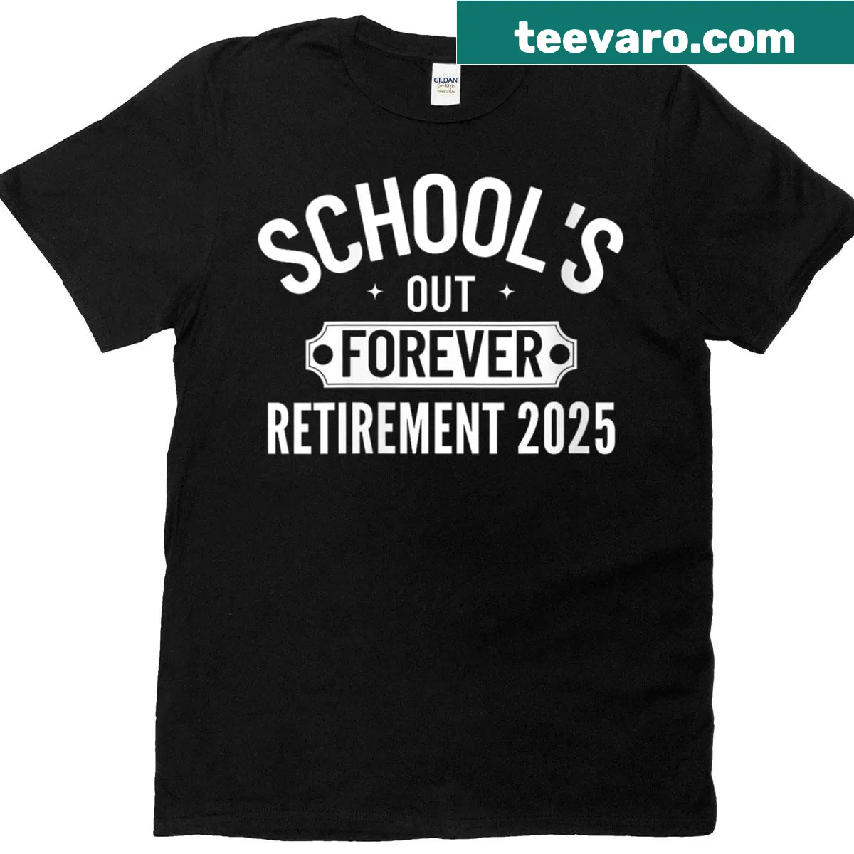 Vintage distressed T-shirt celebrating teacher retirement with whimsical text — on a men's t-shirt