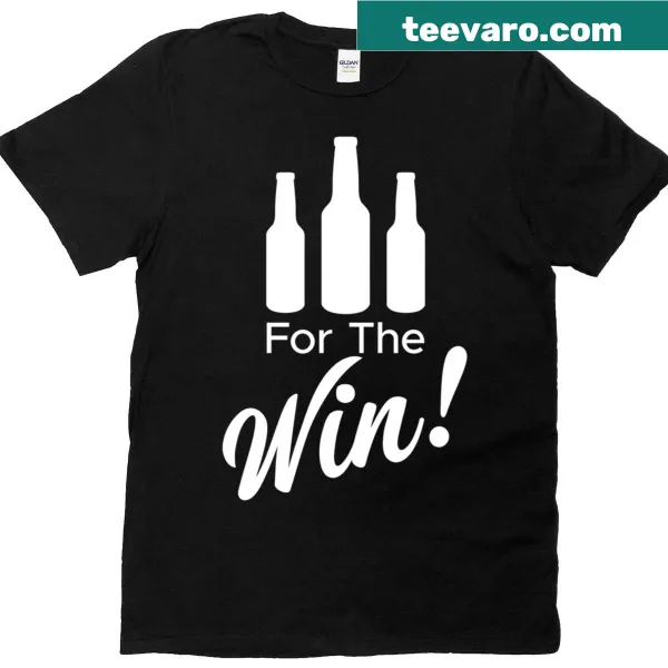 Typography T-shirt declaring love for beer with bold text