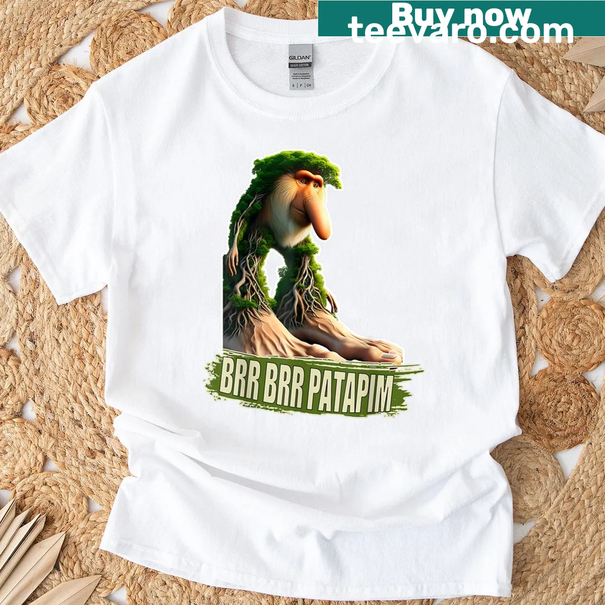 Playful kids t-shirt with meme phrases and cartoon graphics — on a men's t-shirt