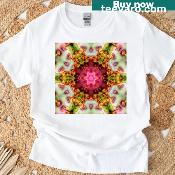 T-shirt featuring a playful cactus pattern design
