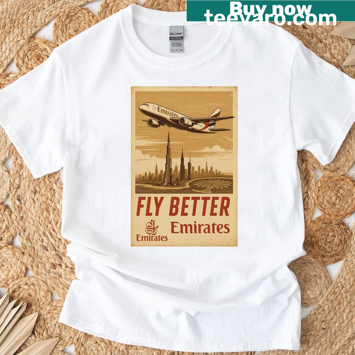 Inspirational travel-themed design on a t-shirt — on a men's t-shirt