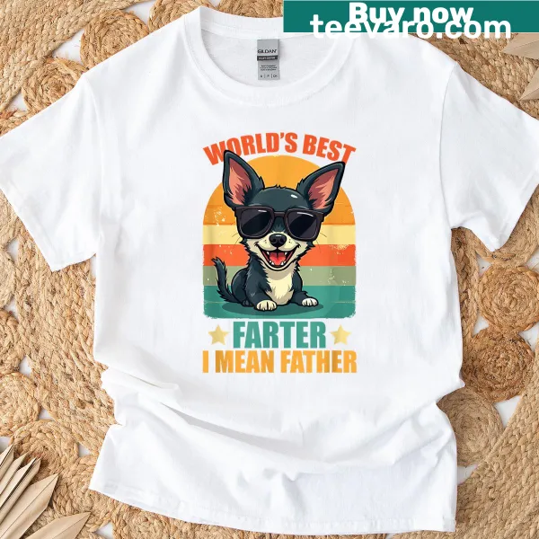 Funny Fathers Day T-shirt for dog-loving dads
