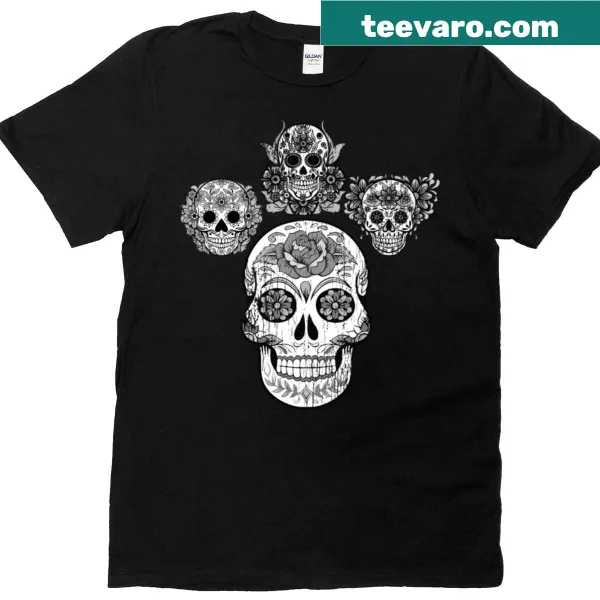 Sugar skull design for Halloween and Day of the Dead