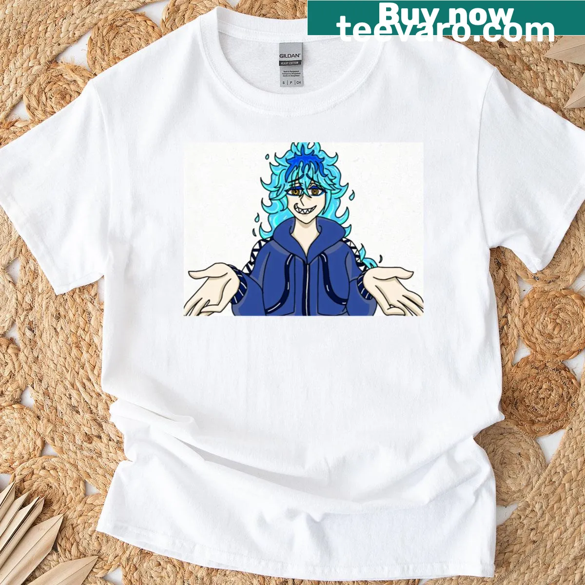 Idia Shroud graphic on premium T-shirt — on a men's t-shirt
