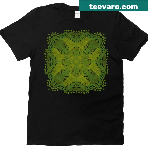 Edgy typography T-shirt featuring abstract text design.