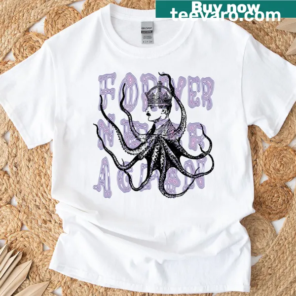 Surreal Octopus Man graphic t-shirt design