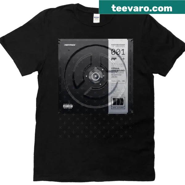 Partynextdoor Partypack album t-shirt with bold typography