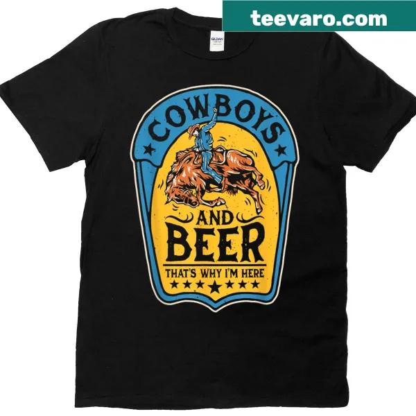 Vintage rodeo-themed T-shirt celebrating cowboy culture