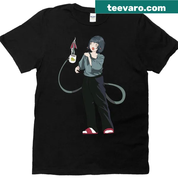 Oversized t-shirt with the playful saying 'Sleepy Jane Doe' in typography