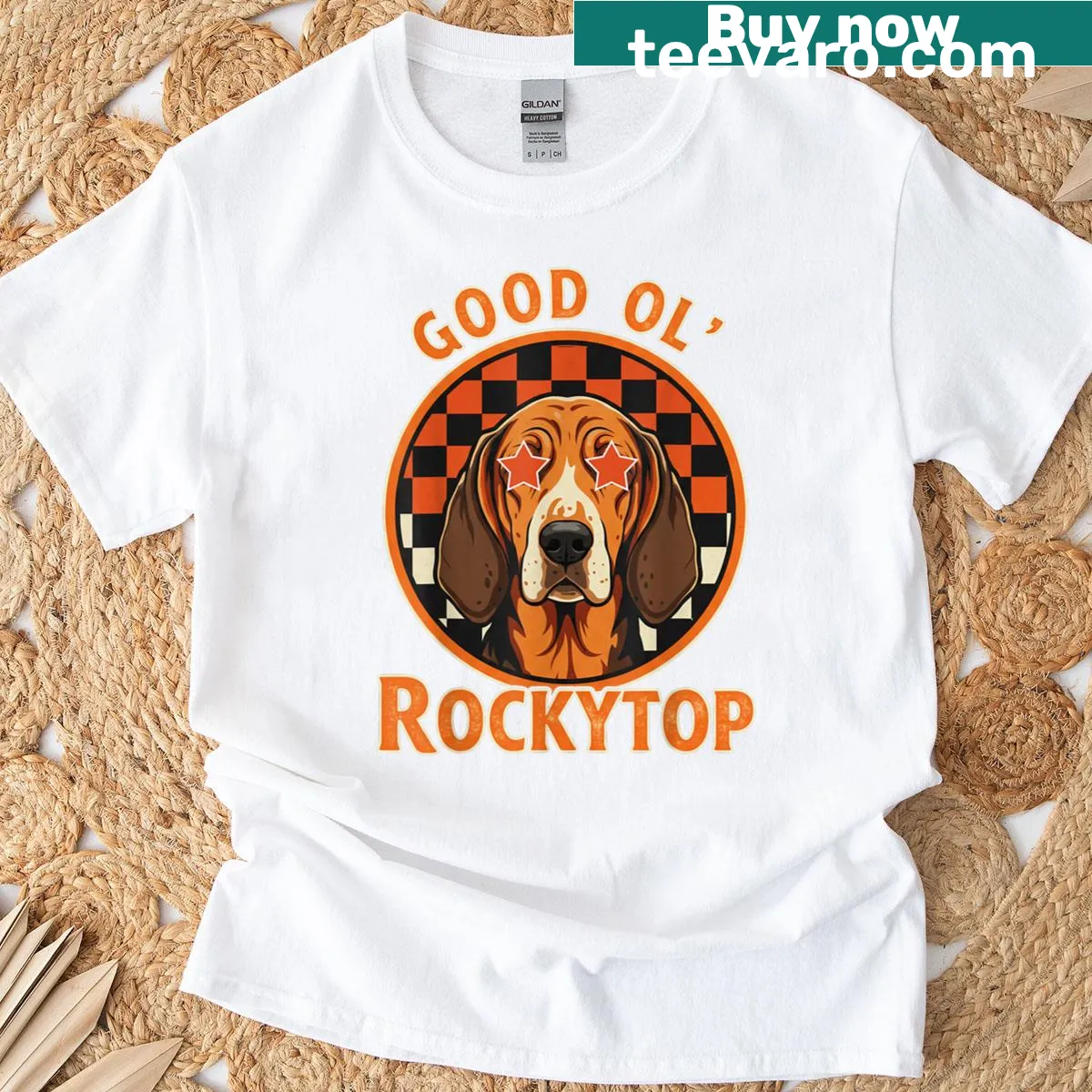 Illustrative T-shirt showcasing Tennessee landmarks and symbols — on a men's t-shirt