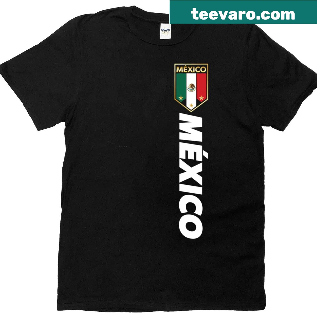 Vintage T-shirt with Mexican futbol graphic design — on a men's t-shirt
