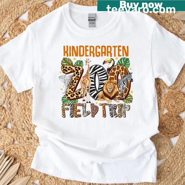 Matching zoo field trip t-shirt for teachers and students