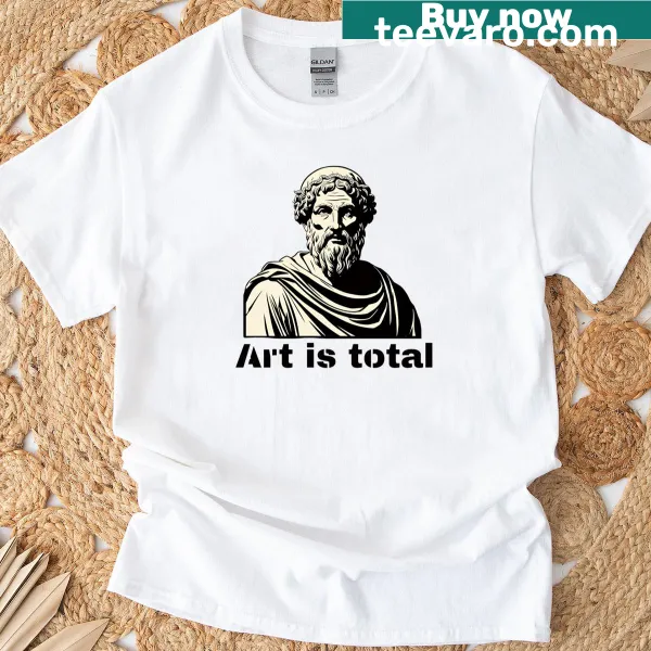 Typographical design featuring the name Arystoteles on a T-shirt