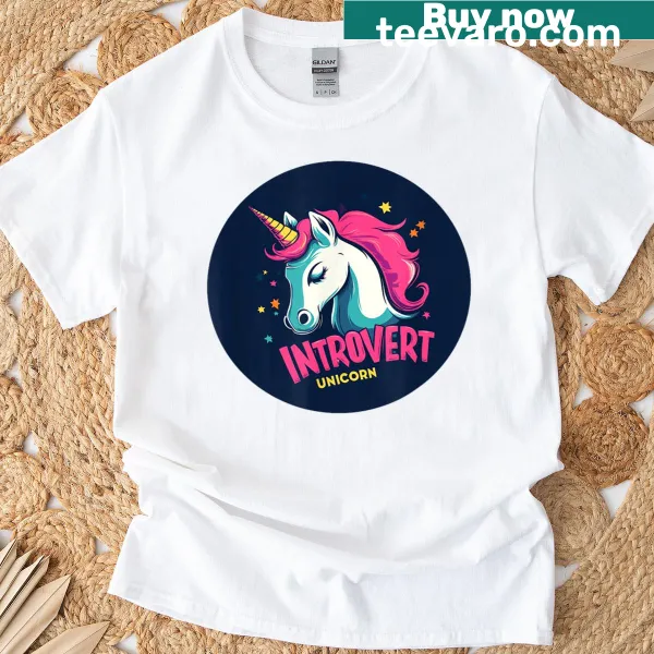 Adorable cartoon unicorn costume design on a kids T-shirt