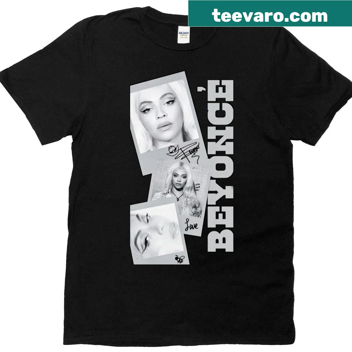 T-shirt with a playful cowboy and Beyoncé-inspired illustration. — on a men's t-shirt