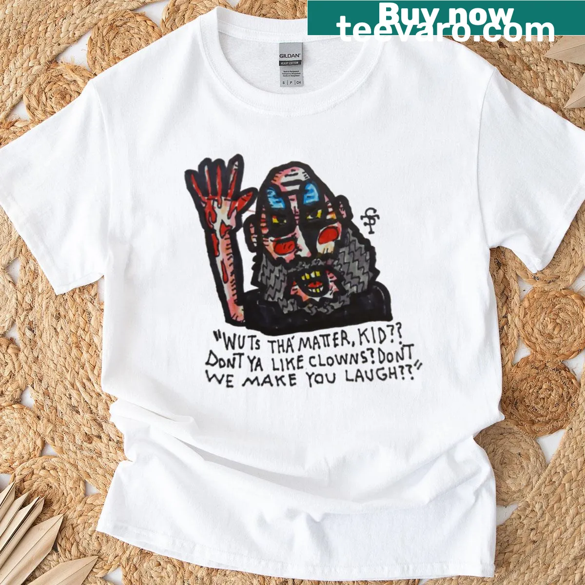 Vintage distressed Devils Rejects graphic on T-shirt — on a men's t-shirt