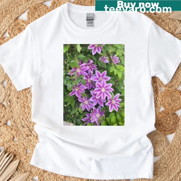Floral themed T-shirt celebrating nature
