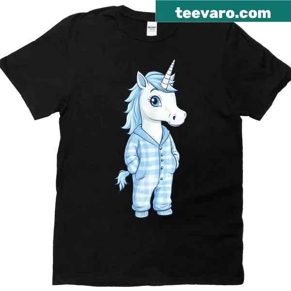 Adorable T-shirt for kids featuring a cute unicorn illustration