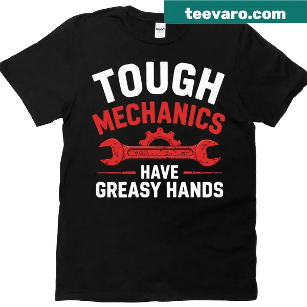 Funny mechanic joke T-shirt with bold typography