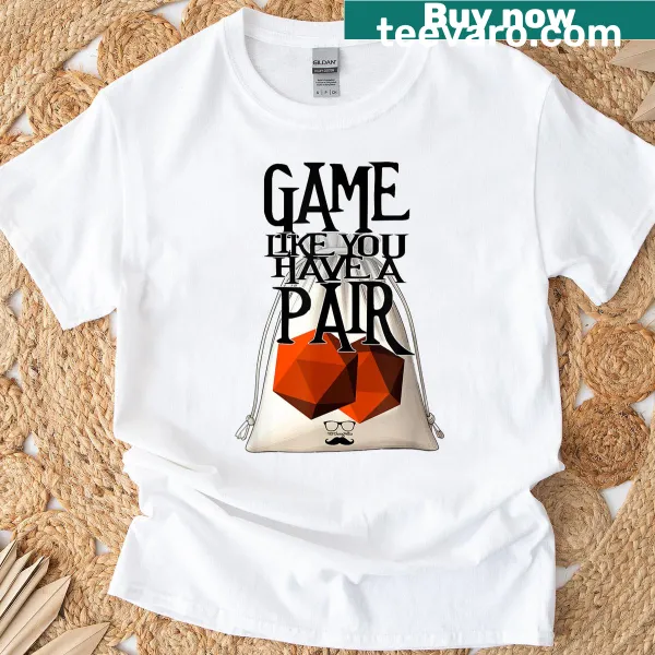 Humorous gaming T-shirt with a motivational phrase