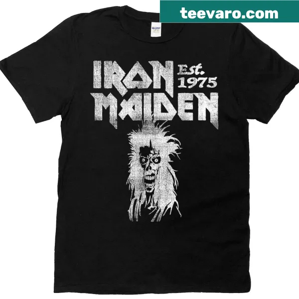 Illustration of Iron Maiden's mascot Eddie on T-shirt