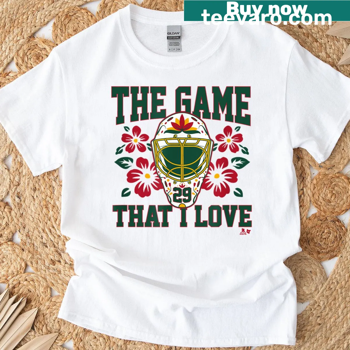 Minnesota hockey t-shirt dedicated to Marc-Andre Fleury — on a men's t-shirt