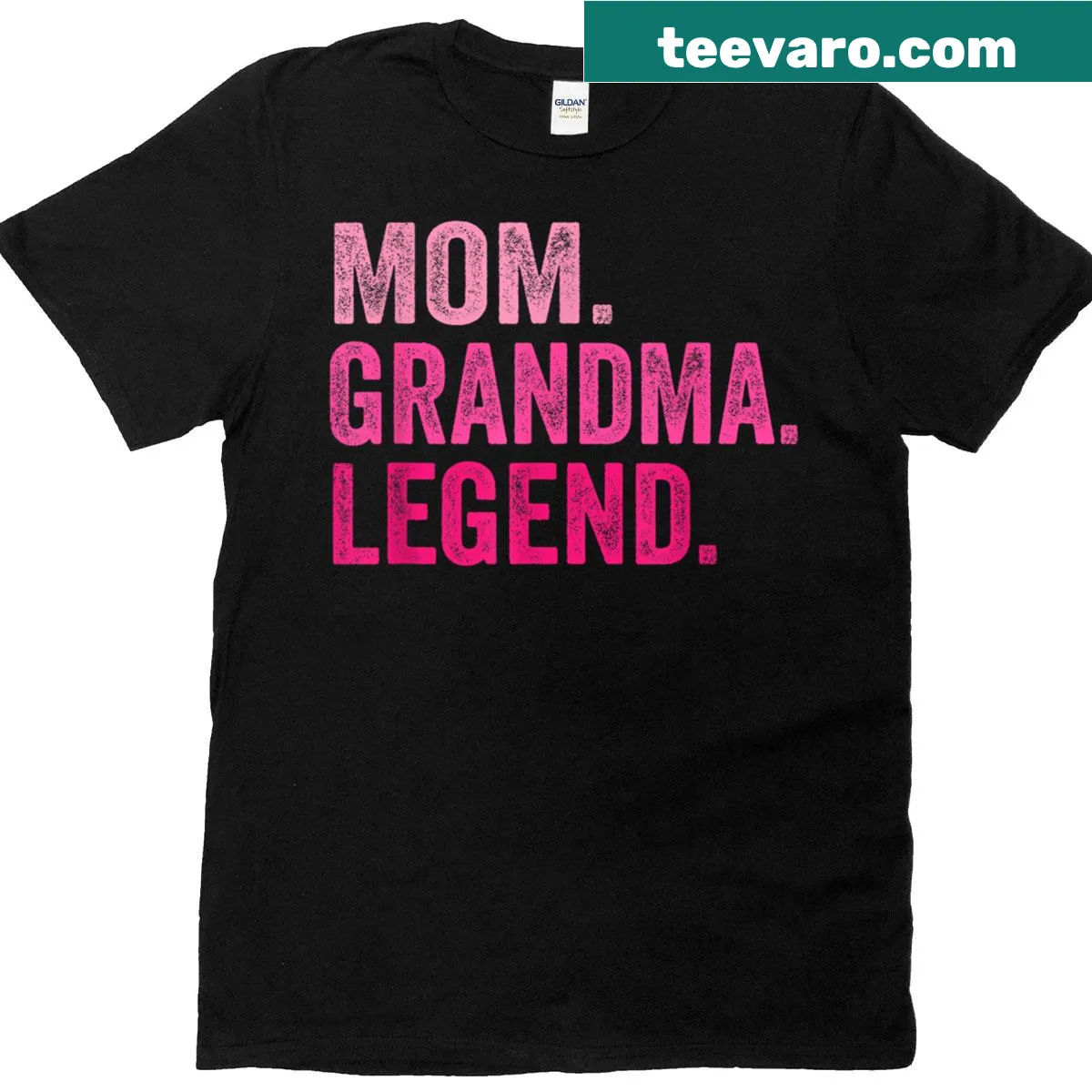 Funny T-shirt for grandmothers saying 'Mom Grandma Legend' — on a men's t-shirt