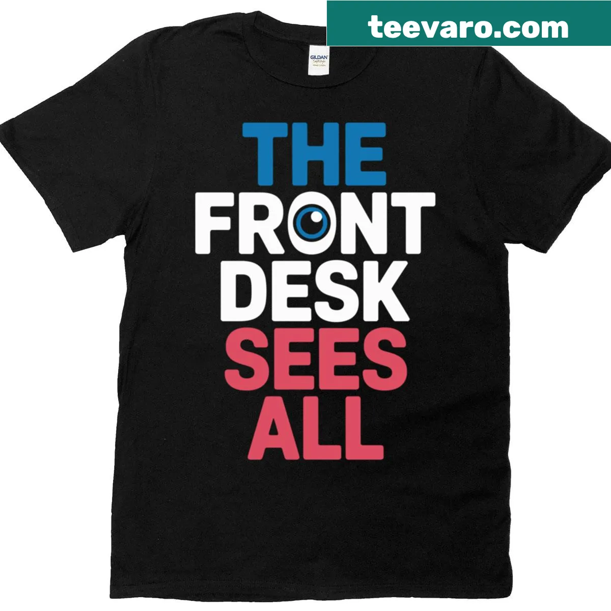 Funny School Office Magic T-shirt with humorous text — on a men's t-shirt