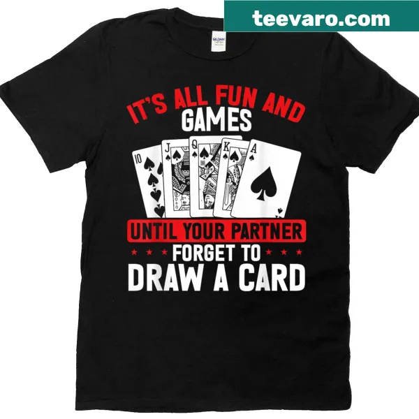 Funny Sequence Card Game graphic T-shirt for gamers