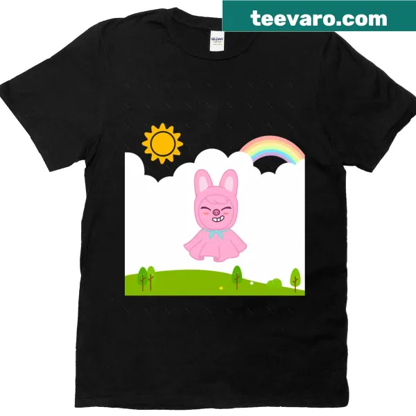 Oversized T-shirt featuring Dwaekki character from Teru Teru Bozu
