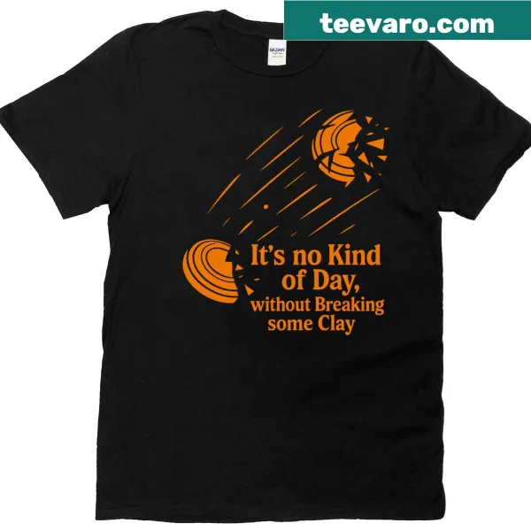 Illustrated shirt depicting sporting clays and shooting theme