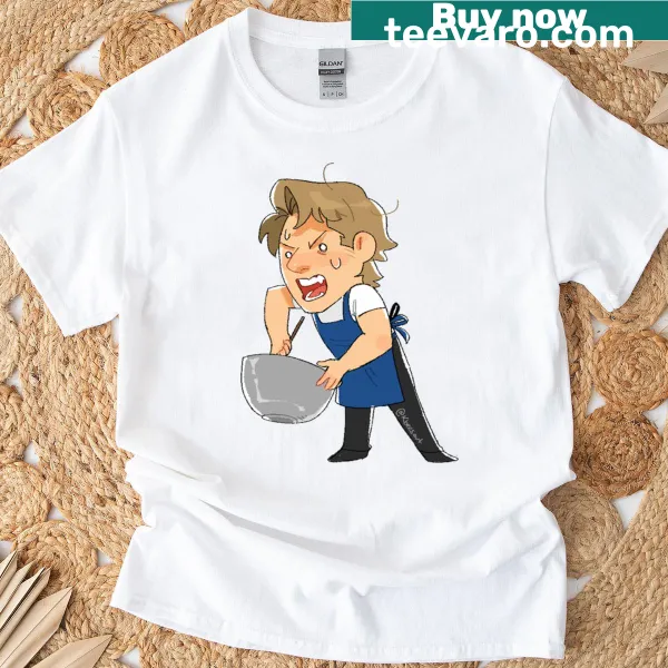 Culinary-themed t-shirt featuring Carmy from 'The Bear'