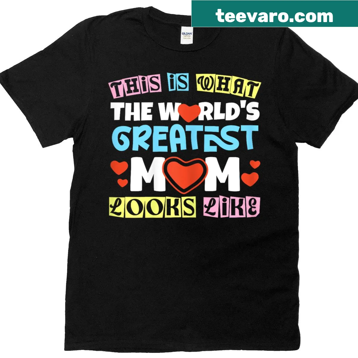 Mom t-shirt celebrating the world's greatest mom design — on a men's t-shirt