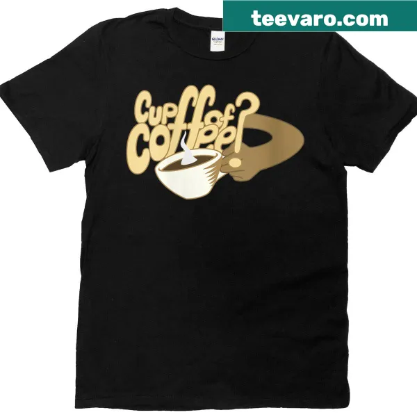 Cartoon coffee cup and mug t-shirt