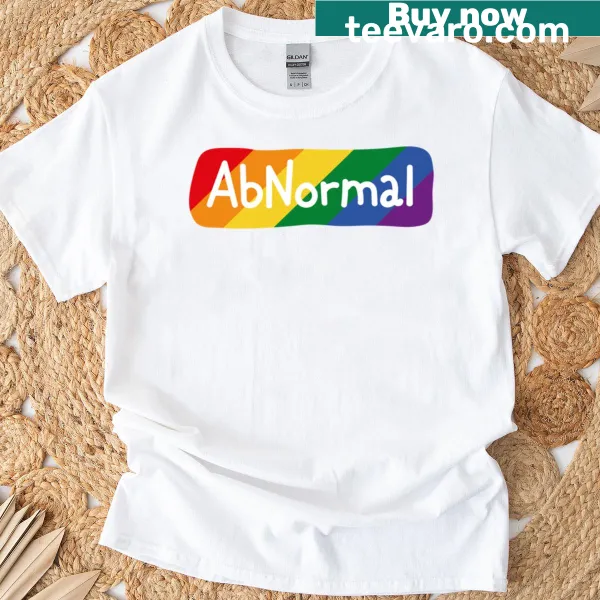 Whimsical illustration on a Gay Pride T-shirt celebrating individuality