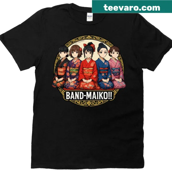 Band-maiko superfan t-shirt with enthusiastic design