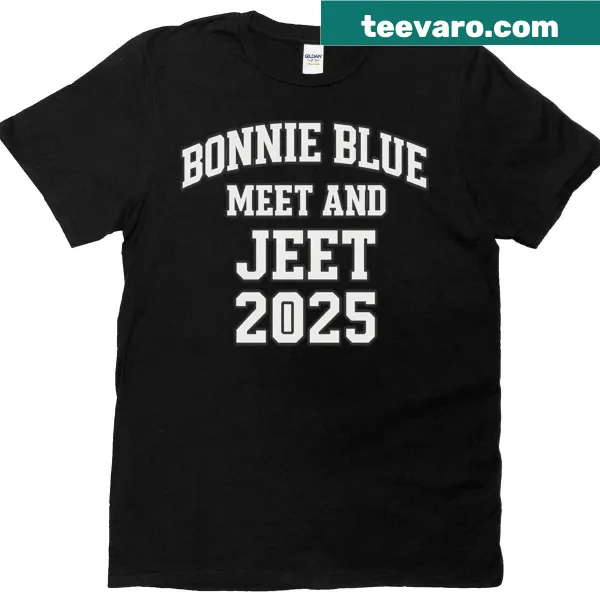 Illustrated 2025 Meet And Jeet logo on oversized tee