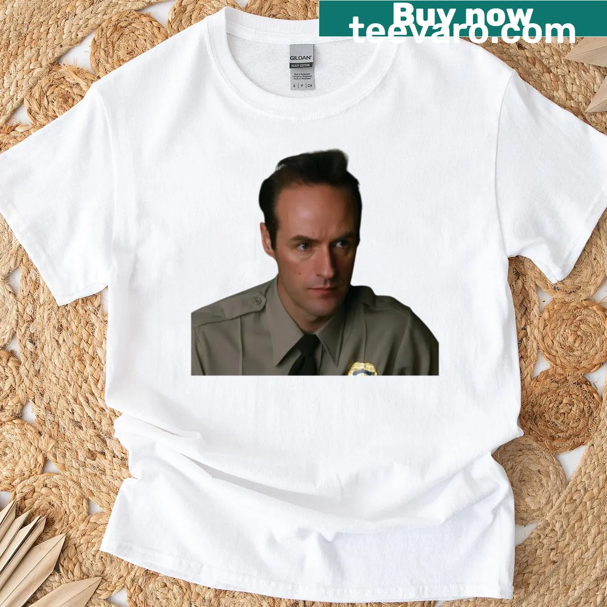 Sticker style design of Deputy Andy Brennan from Twin Peaks — on a men's t-shirt