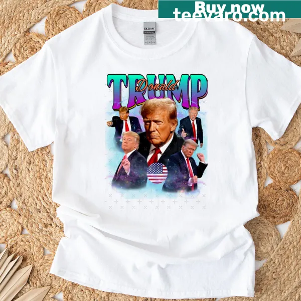 Vintage bootleg design featuring Donald Trump