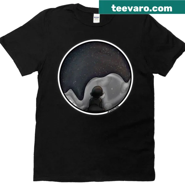 Retro t-shirt with a sunset logo for Eagle Grove, Georgia local pride