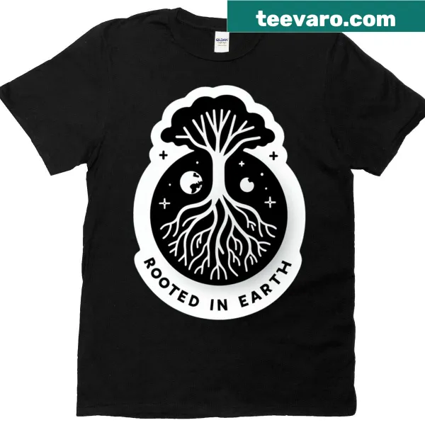Active t-shirt promoting Earth ecology and environmental awareness