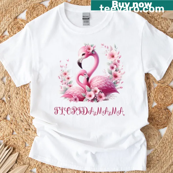 Florida Mama text design on a t-shirt